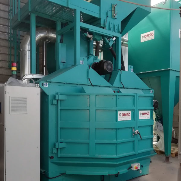 Granalladora de mesa giratoria RT