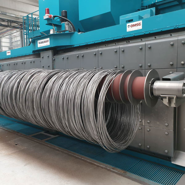 Granalladoras para bobinas de alambre VERBOR