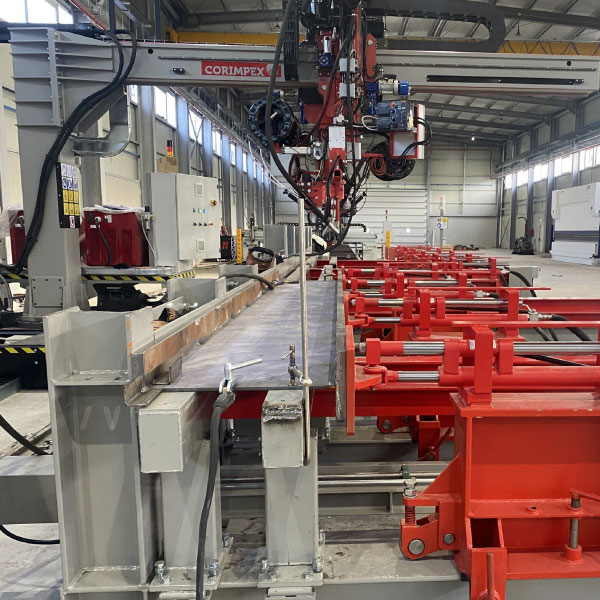 Lnea de soldadura de vigas horizontal HFI